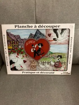 Planche à découper thème Alsace toute neuve