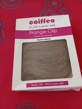 Frange blonde