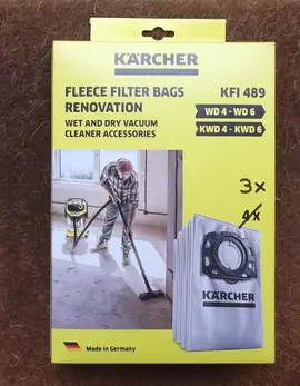 sacs aspirateur karcher WD 4 à WD 6
