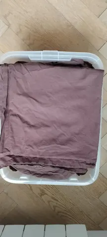 Parure de lit couleur chocolat lit 140 cm