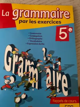 cahier de vacances