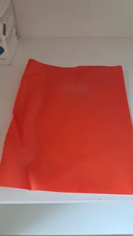 protège cahier orange 24x32