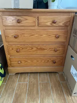 commode en pin