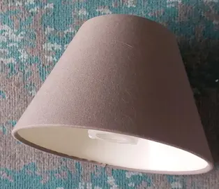 abatjour taupe 19 cm