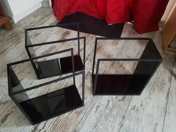 Lot de 3 étagères