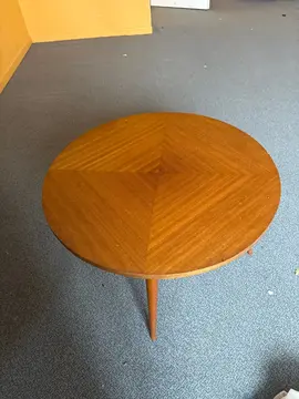 table de salon ronde vintage