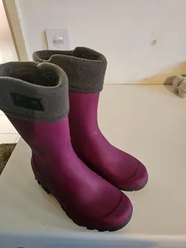 botte pluie fourrées t36