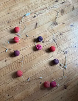 Gurlande avec prise et interrupteur