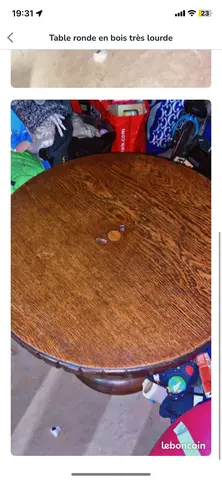 table en bois massif