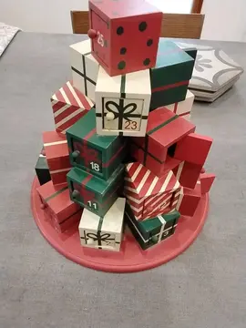 calendrier de l’avent en bois