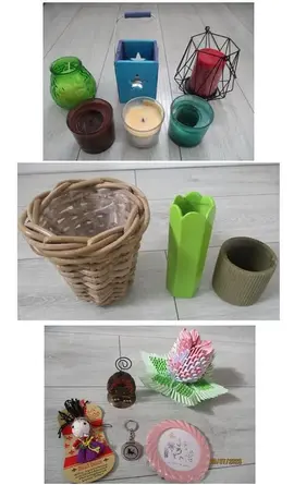 Déco, Bougies, Vases