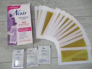 Bandes d'épilation à la cire