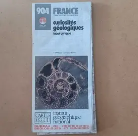 Carte de France des curiosités géologiques
