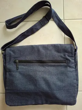 sac besace en jean