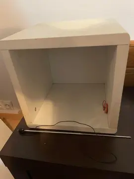 cube de rangement bois