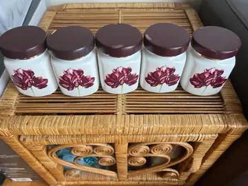 LOT DE 5 POTS A EPICES