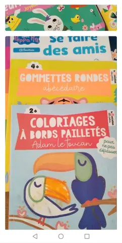 Lot coloriages activités 3-5 ans + instruments de musique