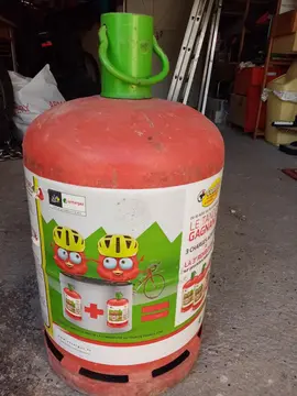 Bouteille gaz vide