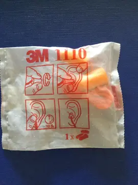 Bouchons d'oreilles avec cordon neuf et emballé