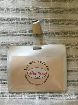 Porte carte pince
