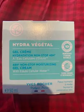 gel crème hydratation