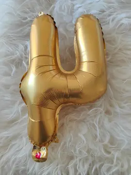 Ballon anniversaire 4 ans