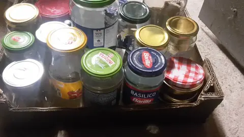 Bocaux vides en verre