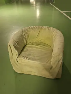 Fauteuil IKEA TULLSTA sans ses pieds Vert en tissu Ideal usagé