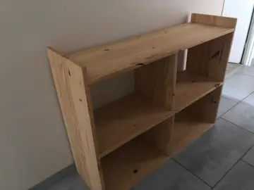 Meuble étagère couleur bois