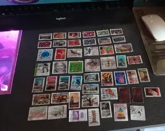 lot C timbres oblitéré