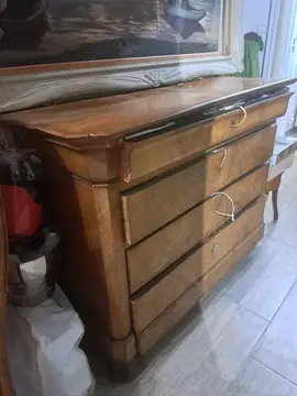 Commode rustique bois massif