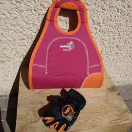 Sac vélo fille avec gants