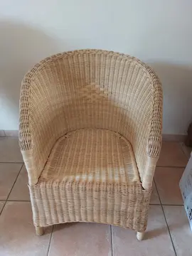 chaise en rotin