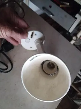 Lampe de chevet blanche