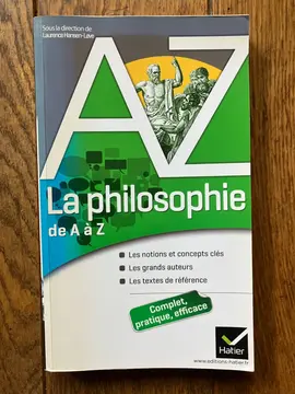 Livre La philosophie de A à Z