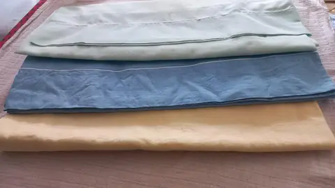 3 enveloppes de traversin unis