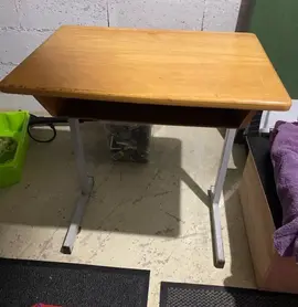 Bureau d’école ancien, vintage