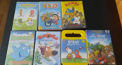 donne 7 dvd enfant