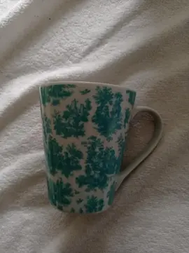 Mug motifs bleu turquoise