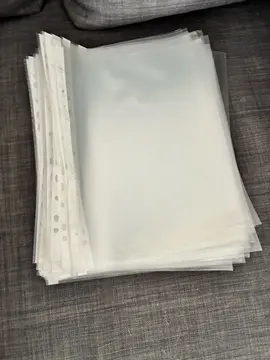 3eme lot de pochettes plastifié