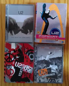 lot de 4 DVD de U2