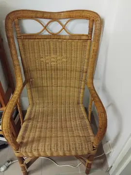 Fauteuil en osier