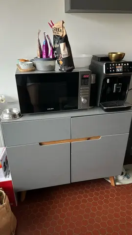 Buffet en bois gris