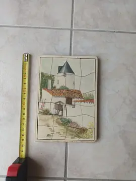 puzzle decoratif en bois