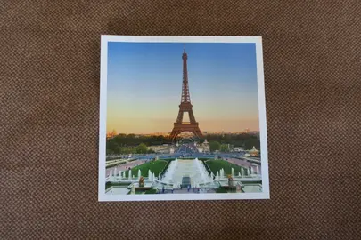 Photo couleurs grand format TOUR EIFFEL vue du Trocadéro