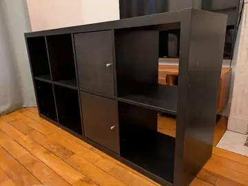 Meuble Ikea KALLAX 2x4 cases, très bon état
