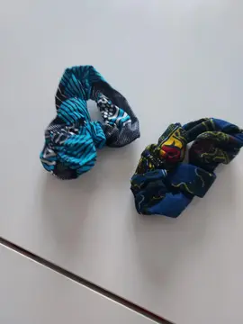 lot de 2 chouchous en tissu wax