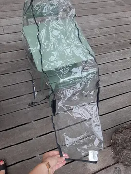habillage pluie poussette double