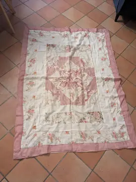 tissu doublé, jetée de lit/canapé
