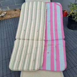 Coussins pour chaise longue